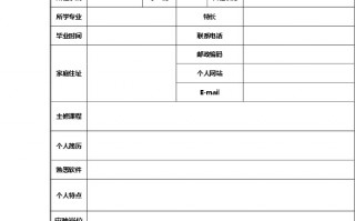 文章个人简历身高，文章个人简历身高怎么写