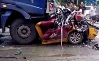 灵异救人车祸真相 实拍，灵异救人车祸真相 实拍视频